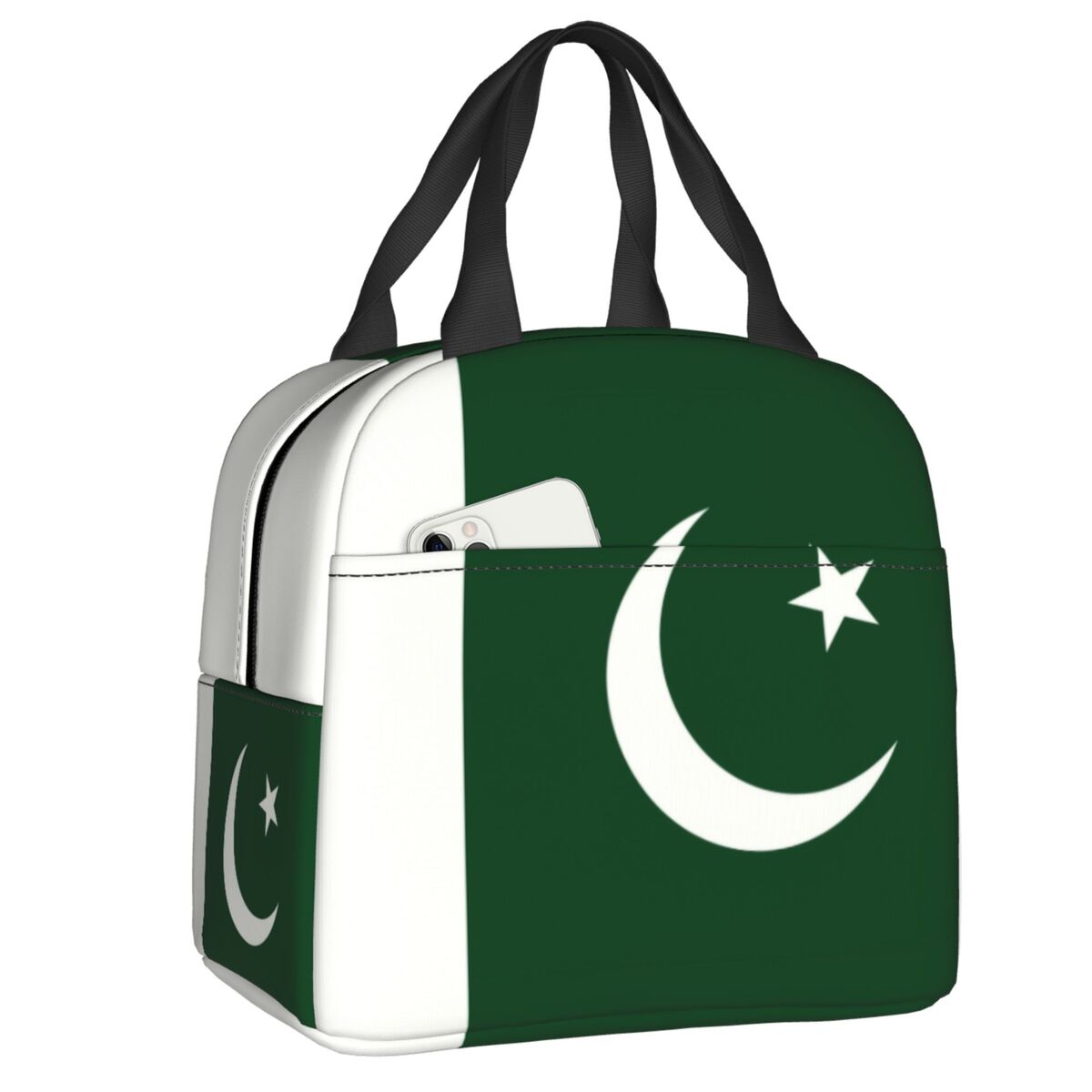 Women Bags Pakistan - Custom Flag Of Pakistan Insulated Lunch