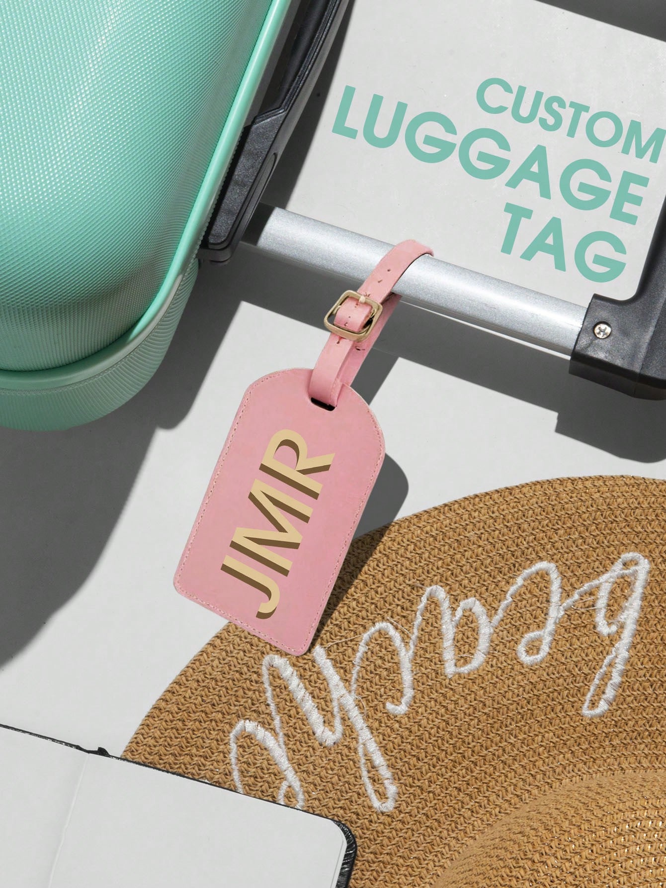 Personalized Initial Luggage T - Women Bags For Gift 评论和价格