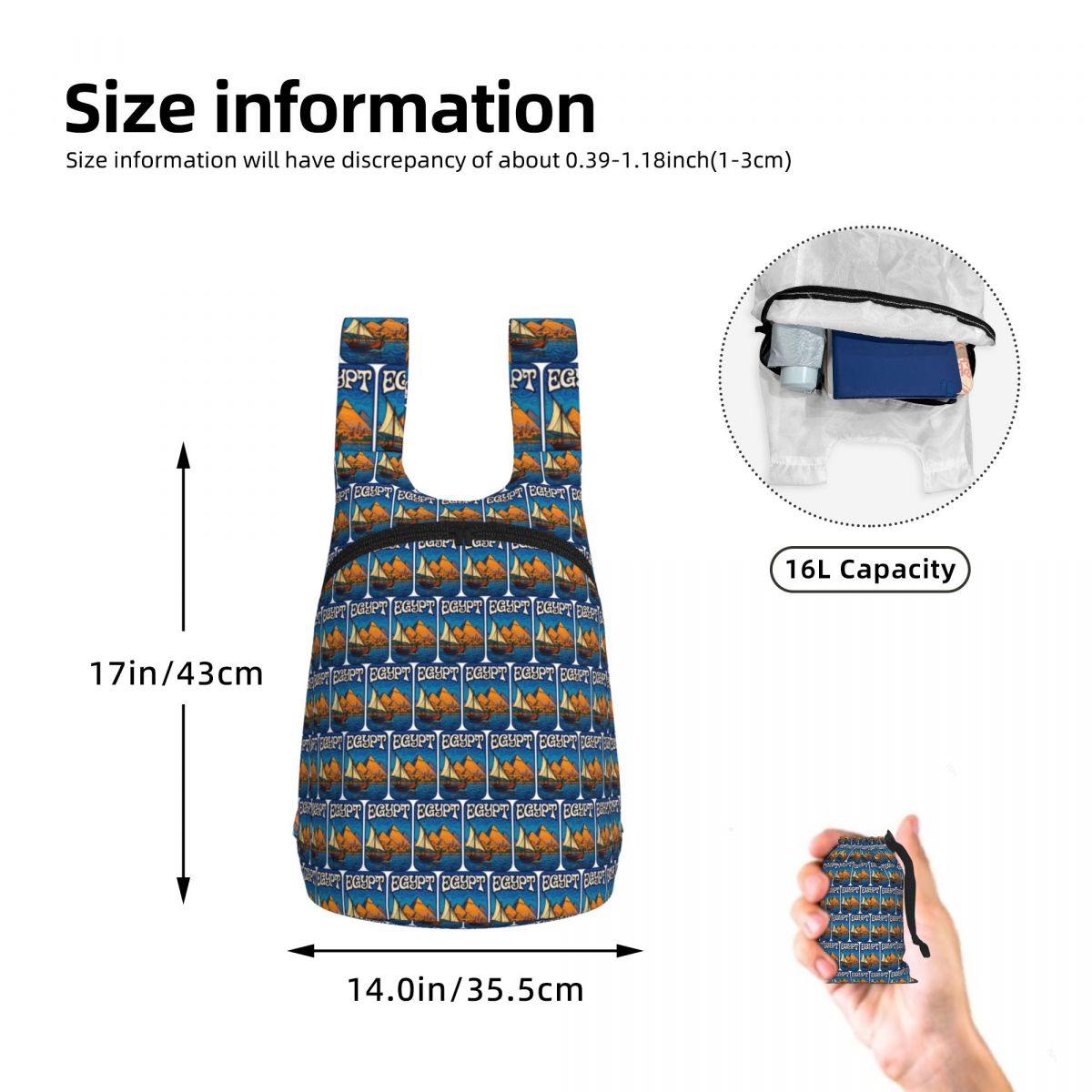 Egypt Piramids Retro Backpack  - Women Bags In Egypt 评论和价格