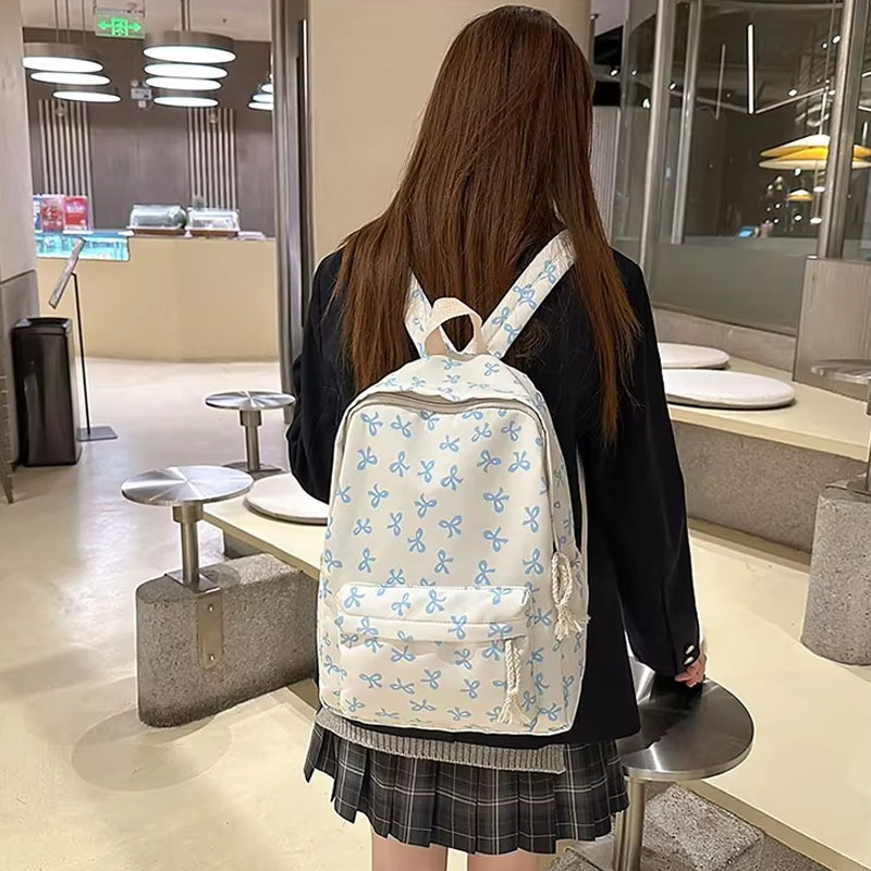 Women Floral Nylon Backpack 6  - Women Bags For Gift 评论和价格