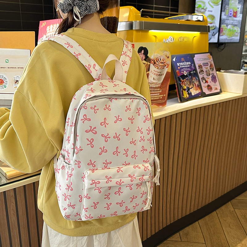Women Floral Nylon Backpack 6  - Women Bags For Gift 评论和价格