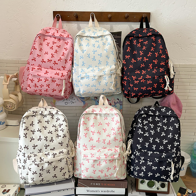 Women Floral Nylon Backpack 6  - Women Bags For Gift 评论和价格