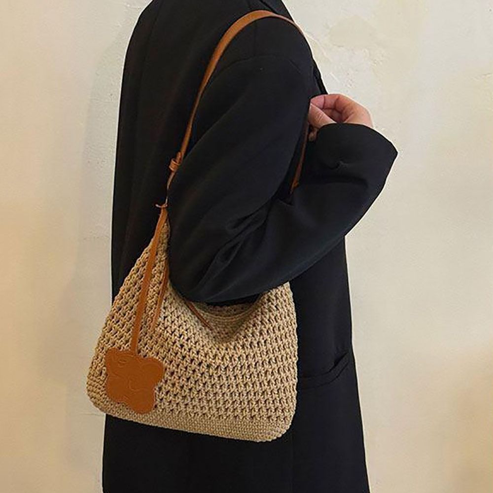 New Handmade Woven Handbag Hol - Women Bags Handmade 评论和价格