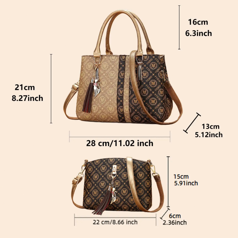 Women's Handbag Set with Shoul - Women Bags For Gift 评论和价格