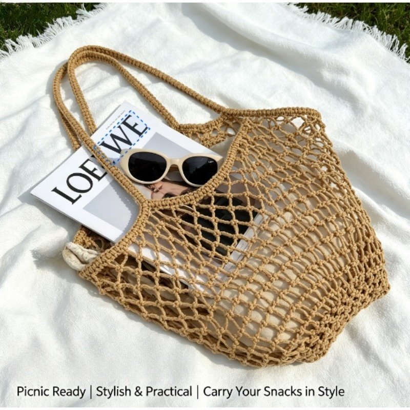 New Handmade Hollow Out Cotton - Women Bags Handmade 评论和价格
