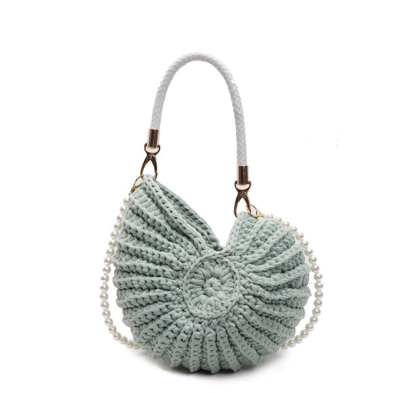 Creative Conch Shaped Crochet  - Women Bags Handmade 评论和价格