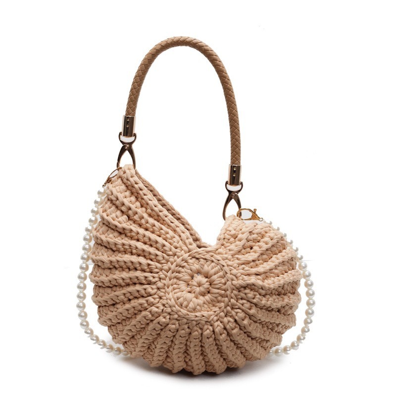 Creative Conch Shaped Crochet  - Women Bags Handmade 评论和价格