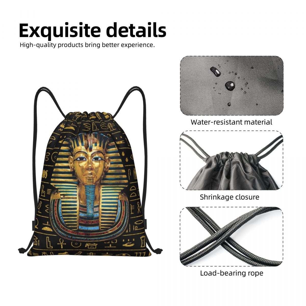 Custom Ancient Gold Pharaoh Eg - Women Bags In Egypt 评论和价格