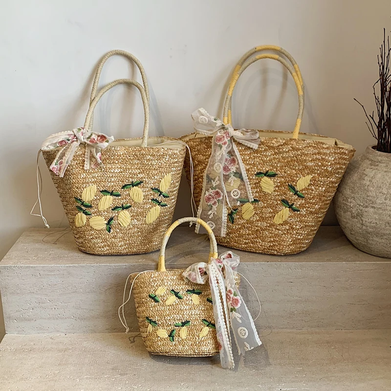 Large Capacity Beach Shoulder  - Women Bags Handmade 评论和价格