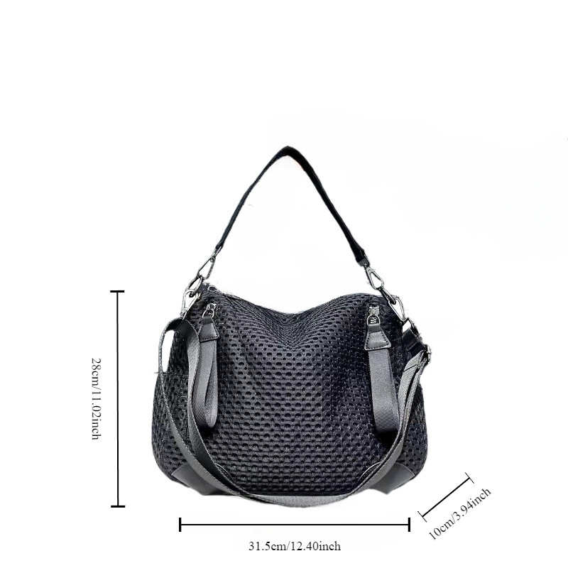 Fashionable neutral mesh splic - Women Bags For Airport 评论和价格
