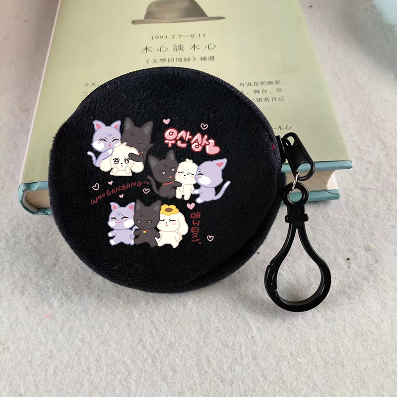 Kpop ATEEZ Idol Coin Purses Ke - Women Bags For Gift 评论和价格