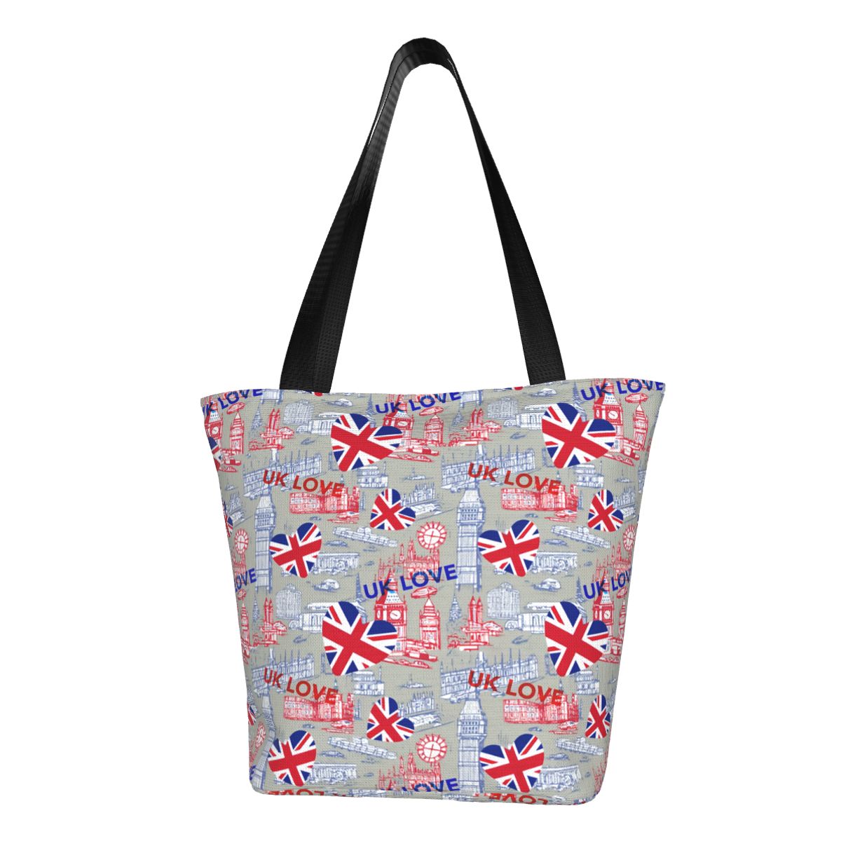 Custom Flag Of The UK Love Gro - Women Bags Uk 评论和价格