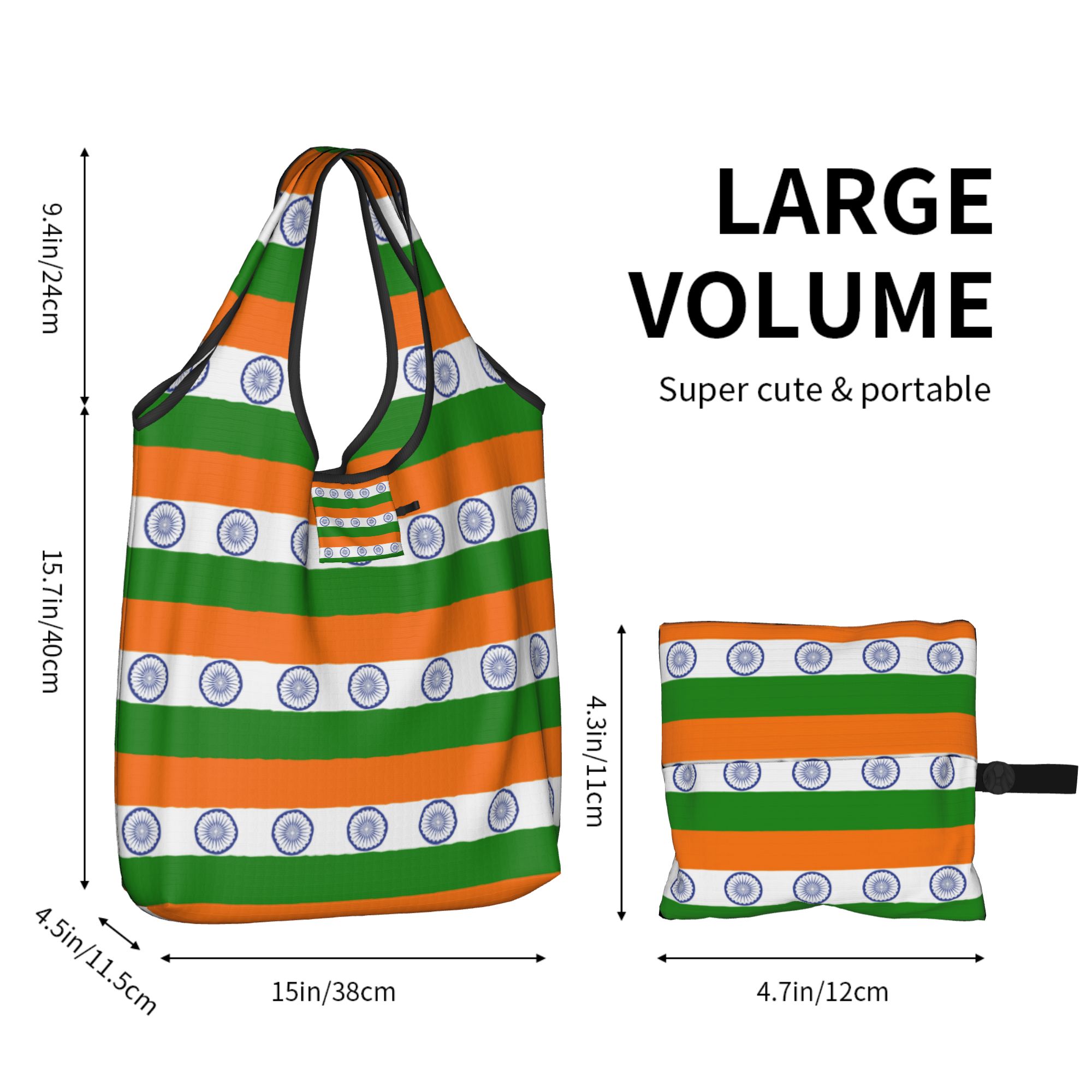 Reusable Flag Of Indias Shoppi - Women Bags India 评论和价格