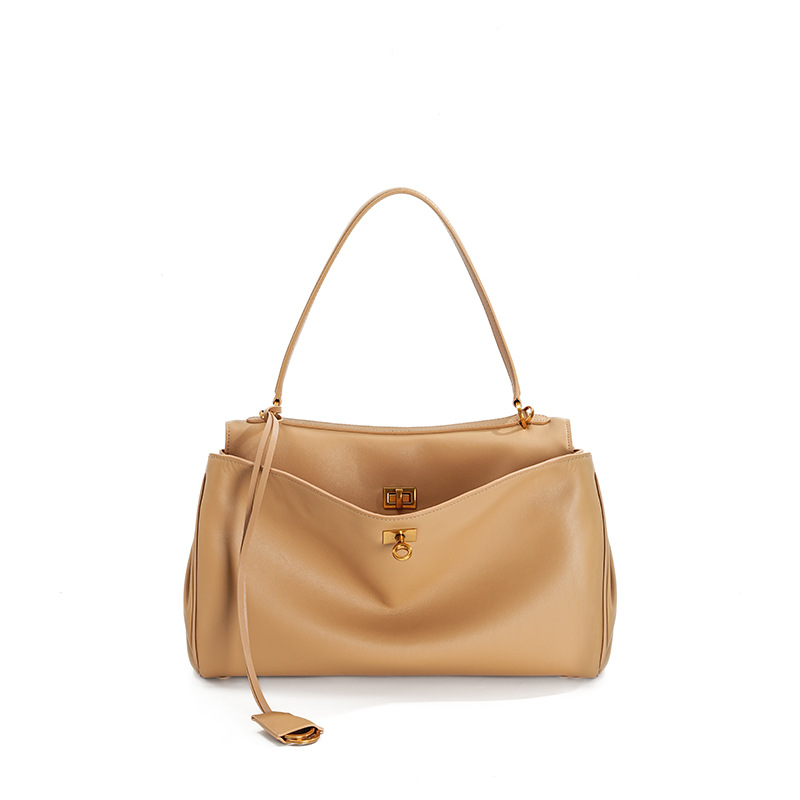 Genuine Leather Tote Bag with  - Women Bags For Airport 评论和价格