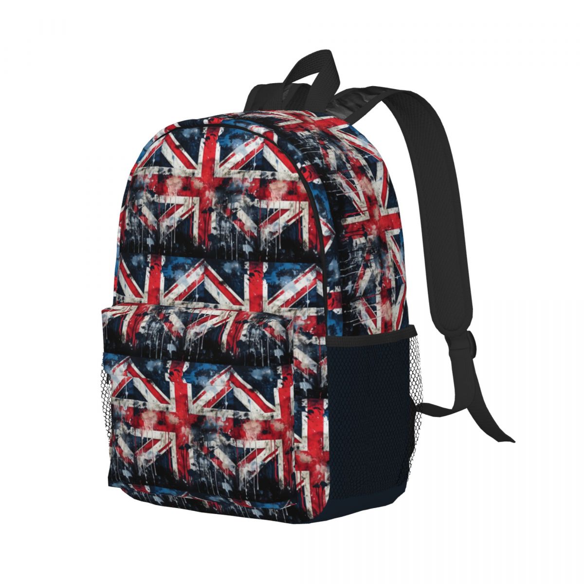 UK Flag Paint Texture Backpack - Women Bags Uk 评论和价格