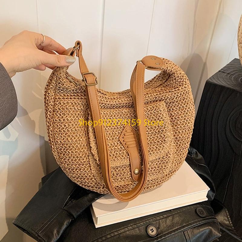 G5AE Women Straw Beach Bag Sim - Women Bags Handmade 评论和价格