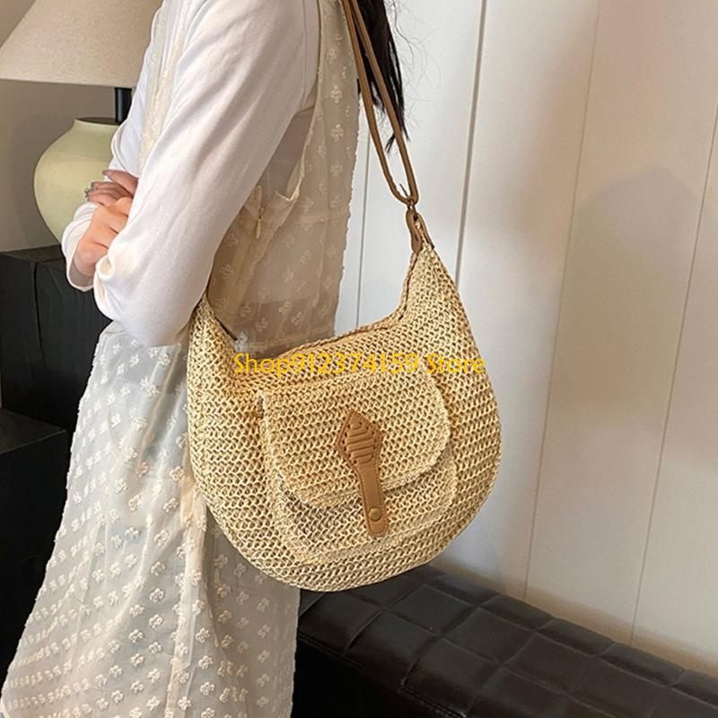 G5AE Women Straw Beach Bag Sim - Women Bags Handmade 评论和价格