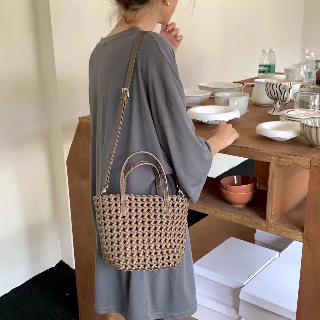 Woven Bag for Women Tote Bag L - Women Bags Handmade 评论和价格