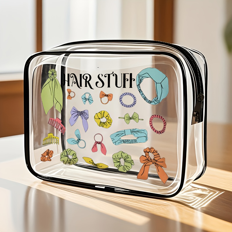 1pc Clear Makeup Bag Transpare - Women Bags For Airport 评论和价格
