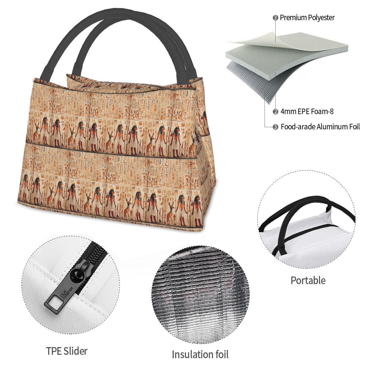 Ancient Egypt Mural Egyptian M - Women Bags In Egypt 评论和价格