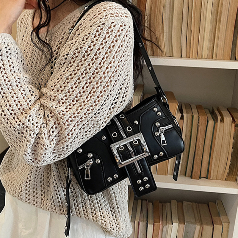 Shoulder Bag for Women Punk St - Women Bags For Airport 评论和价格