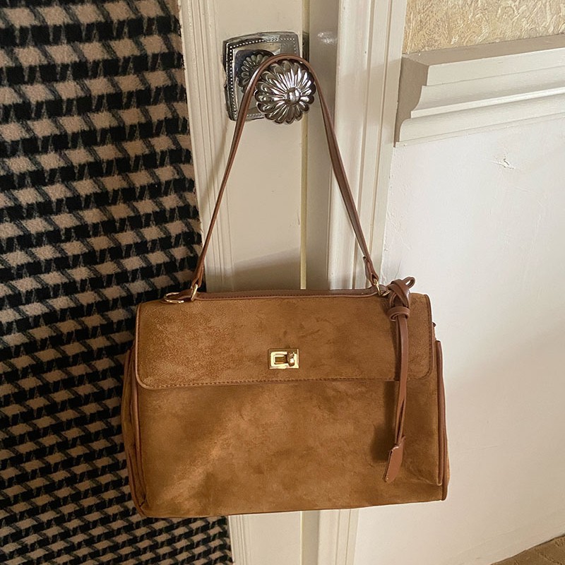 Faux Suede Women Handbag Large - Women Bags For Airport 评论和价格