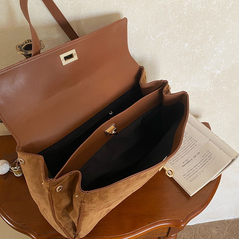 Faux Suede Women Handbag Large - Women Bags For Airport 评论和价格