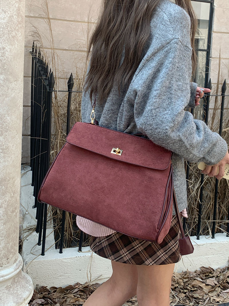 Faux Suede Women Handbag Large - Women Bags For Airport 评论和价格