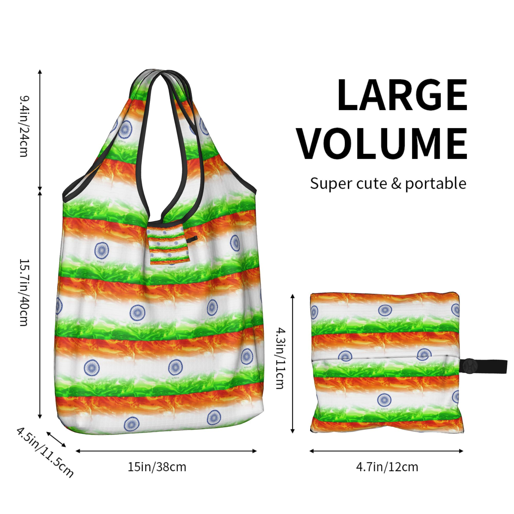 Flag Of Indias Grocery Shoppin - Women Bags India 评论和价格