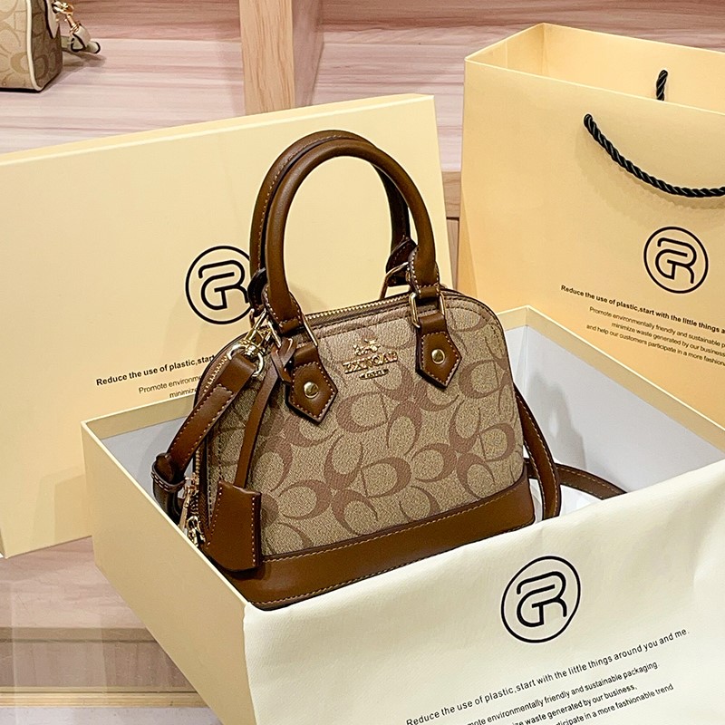 Brand Women's Handbag Shell Ba - Women Bags Coach 评论和价格