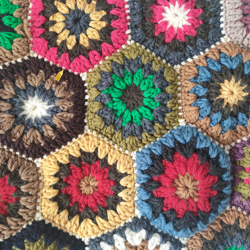 Bohemian Granny SquareCrochet  - Women Bags Handmade 评论和价格
