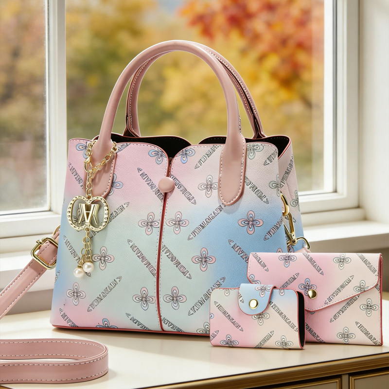 Gradient Women's Three-piece S - Women Bags For Gift 评论和价格